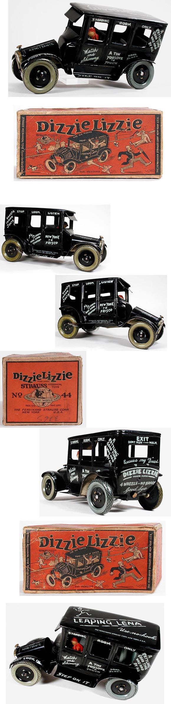 1925 Strauss, Dizzie Lizzie Automobile in Original Box